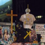 Der Bauzaun in Stuttgart am Hauptbahnhof Kopfbahnhof Nordausgang, Oktober 2011